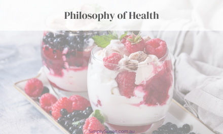 My Health Philosophy